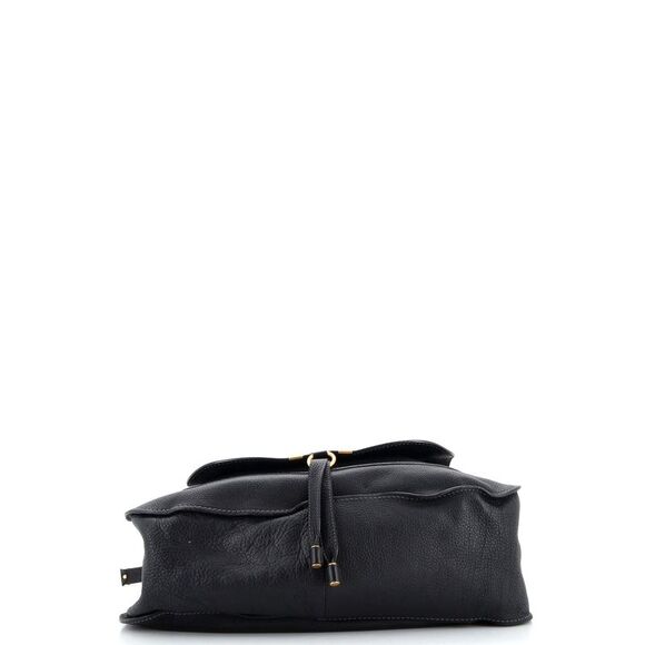 Chloe Marcie Shoulder Bag Leather Large Black - Picture 4 of 10